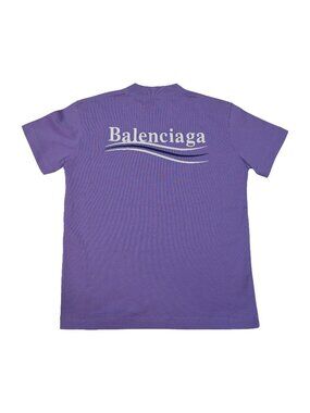 Balenciaga Political Campaign T-Shirts Purple